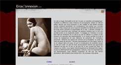 Desktop Screenshot of erosconnexion.com
